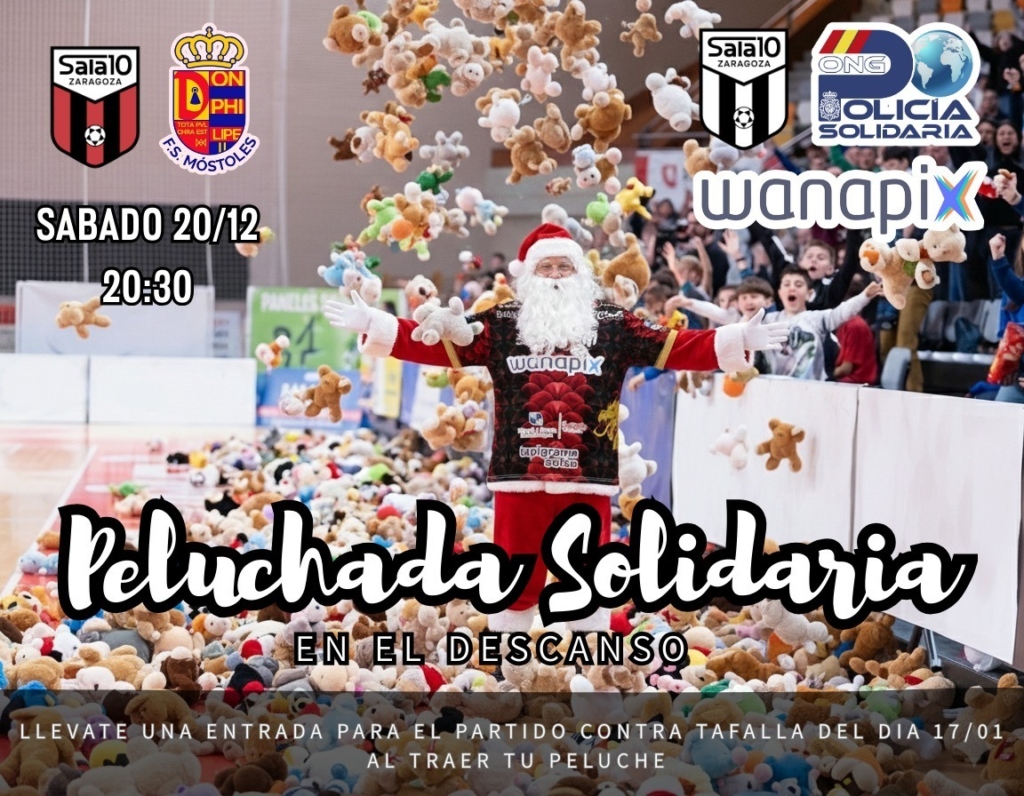 El Wanapix y la ONG Policía Solidaria organizan una peluchada