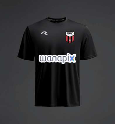 CAMISETA DE ENTRENAMIENTO WANAPIX 26/27 – NEGRA - CUERPO TÉCNICO