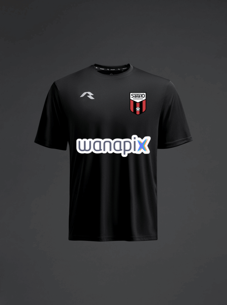 CAMISETA DE ENTRENAMIENTO WANAPIX 26/27 – NEGRA - CUERPO TÉCNICO